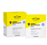 Yellow Professional White Bleach 9 Levels Sachet 12x50g